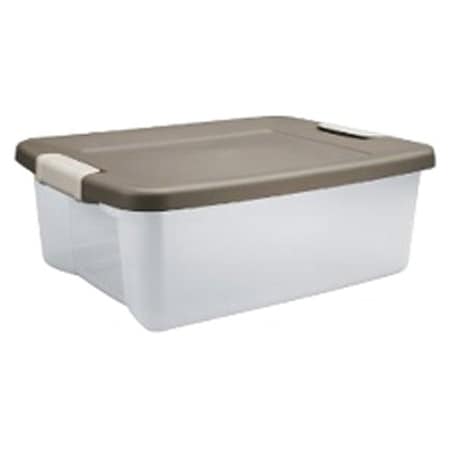 Sterilite LATCH BOX 64 QT PURPLE 14977306